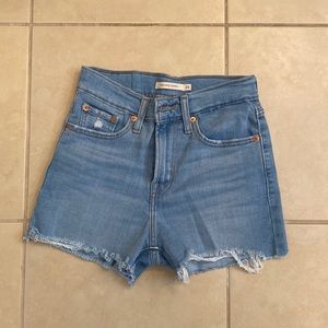 Levi Jean shorts. Size 24. Never worn.